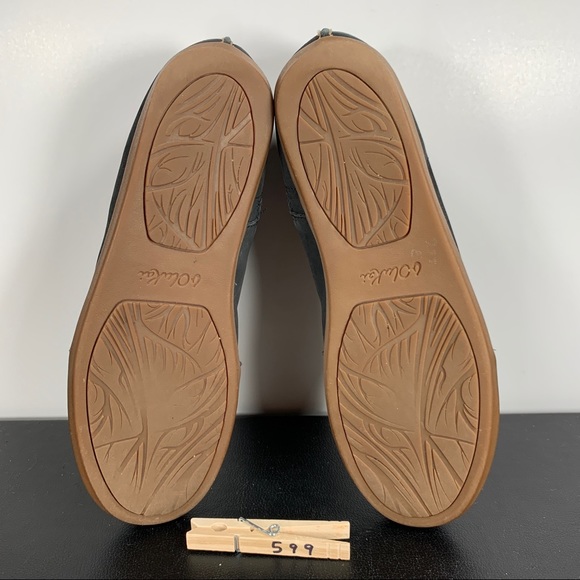 Olukai Wali Leather Zip Booties Womens 8 Black - Picture 7 of 10